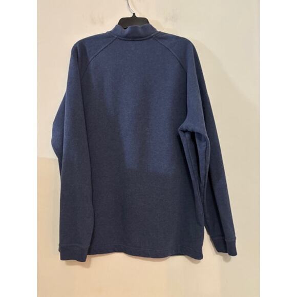 Public Rec Mens XL Weekend Half Zip Pullover Navy Blue Sweater French Terry - Picture 2 of 7